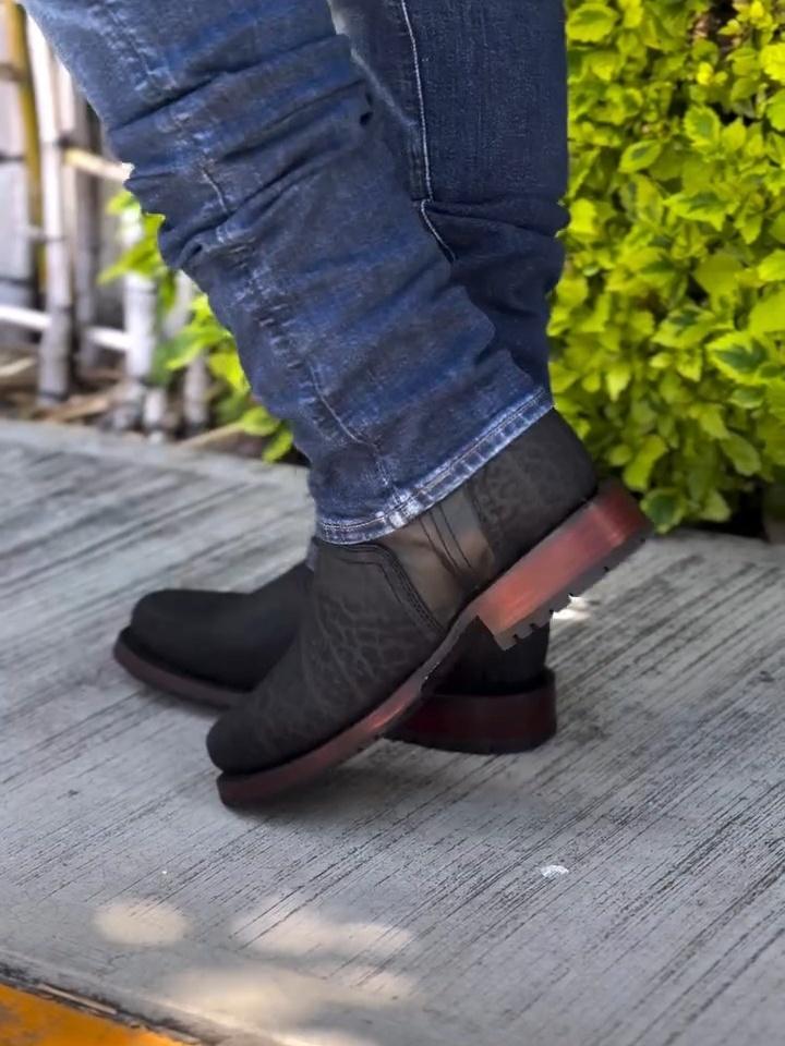 Italian Vintage Carved Cowboy Boots