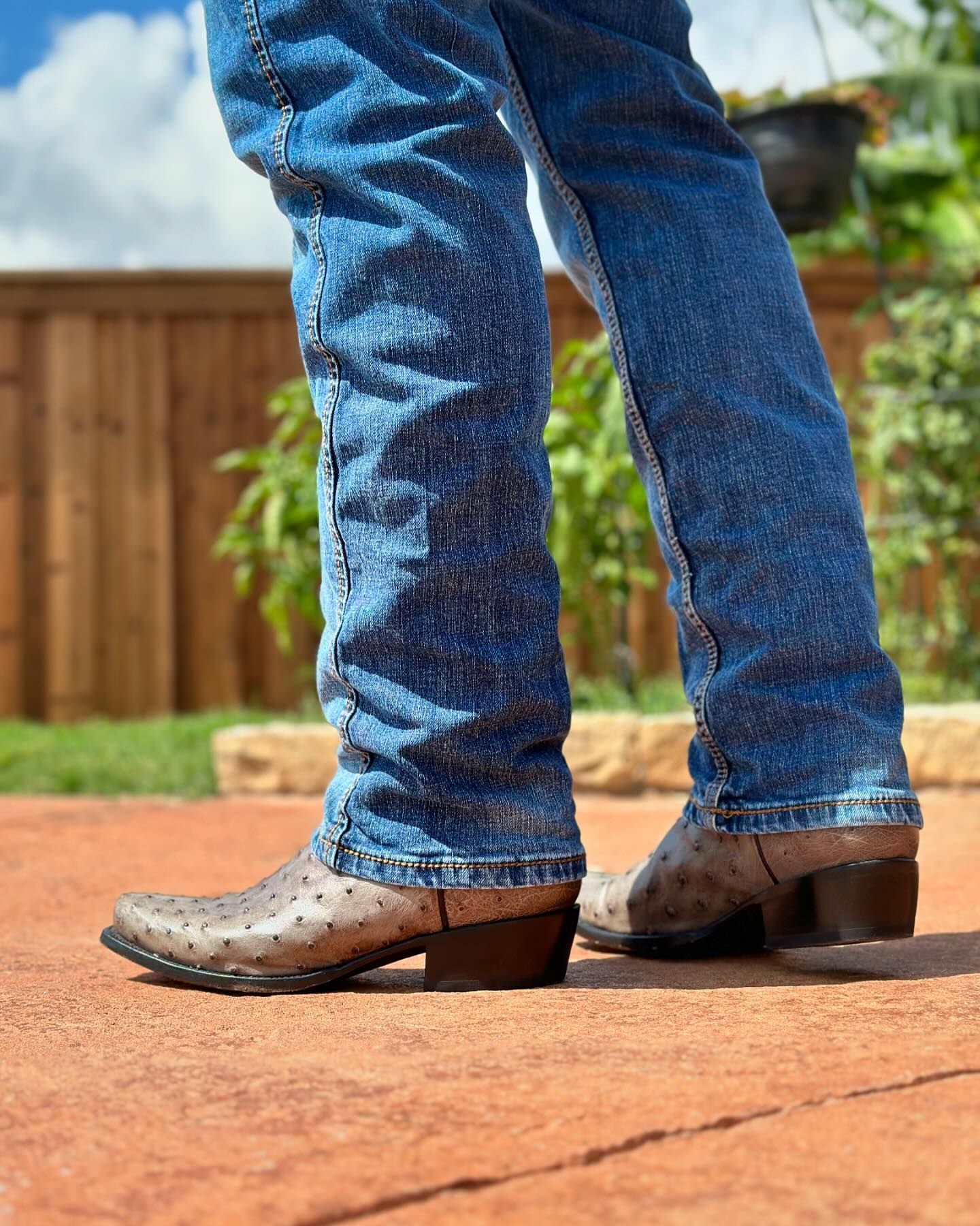 Handmade Ostrich Boots