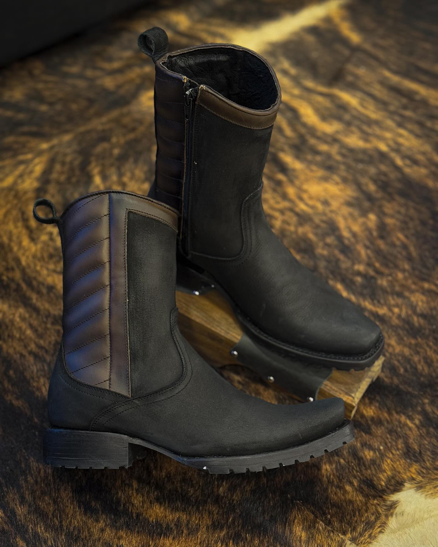 Italian Handmade Cowhide Knight Boots