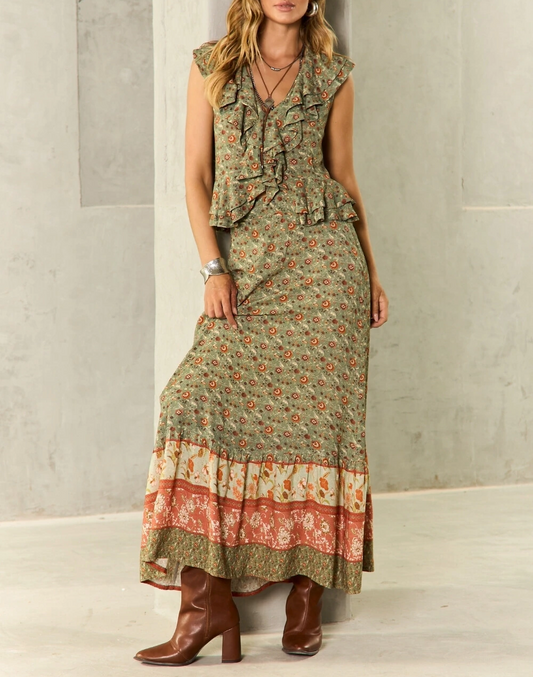 Boho Printed Suit