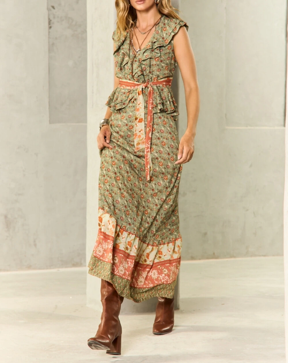 Boho Printed Suit