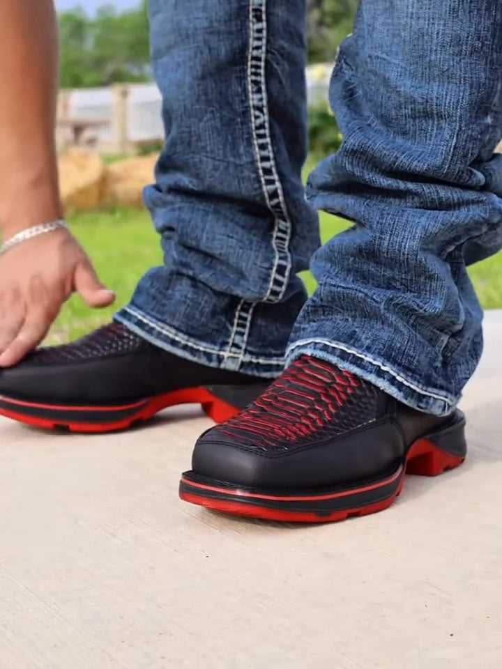 Italian Vintage Python Cowboy Boots