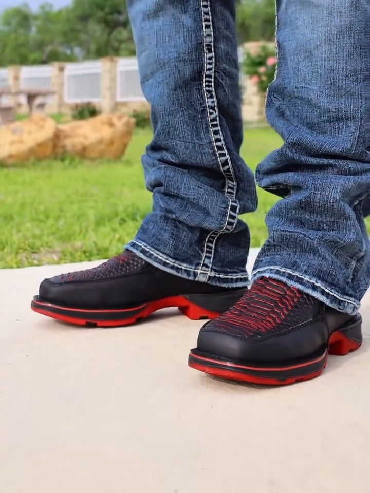 Italian Vintage Python Cowboy Boots