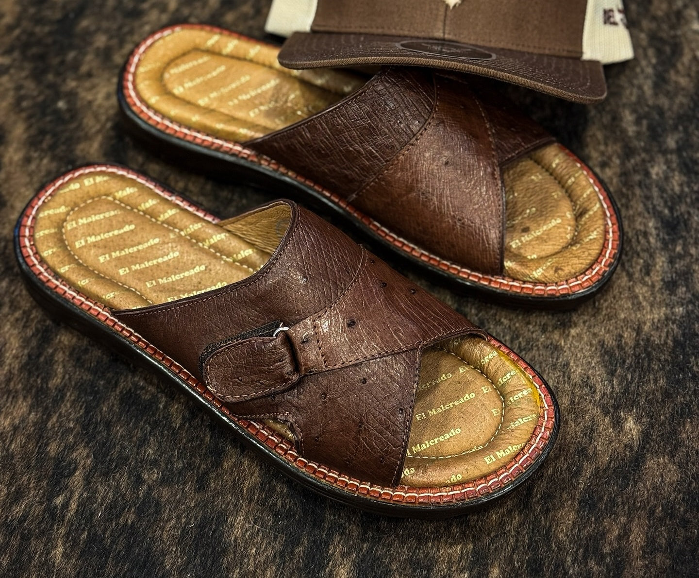 Handmade Cowhide Slippers