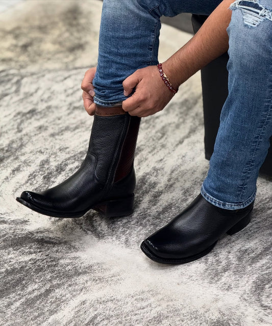 Classic Cowhide Handmade Cowboy Boots