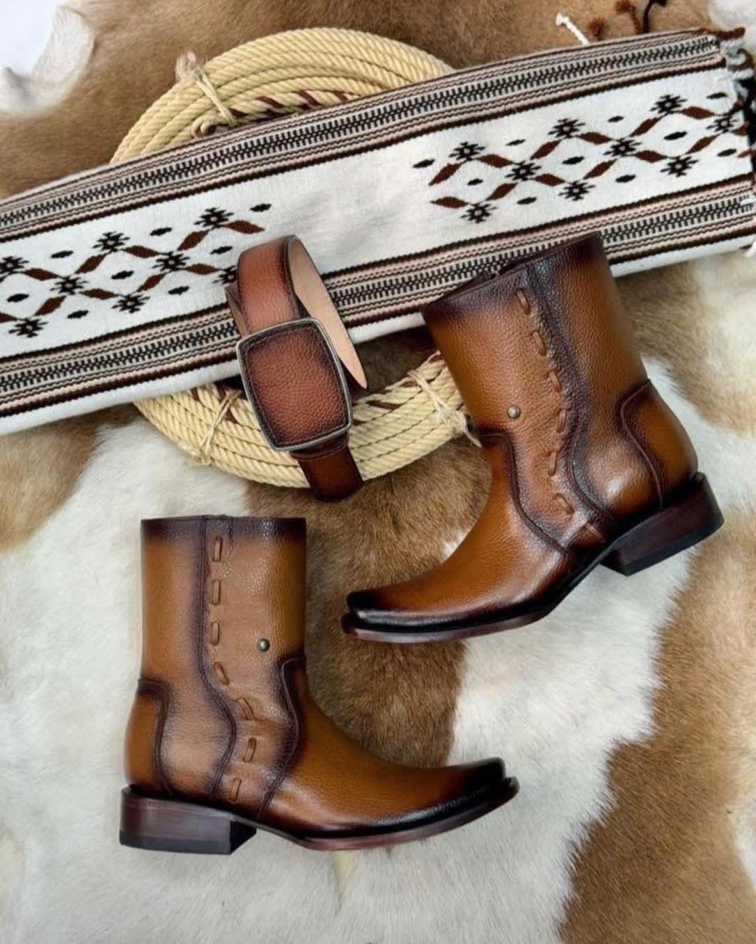 Handmade Vintage Ranch Cowboy Boots