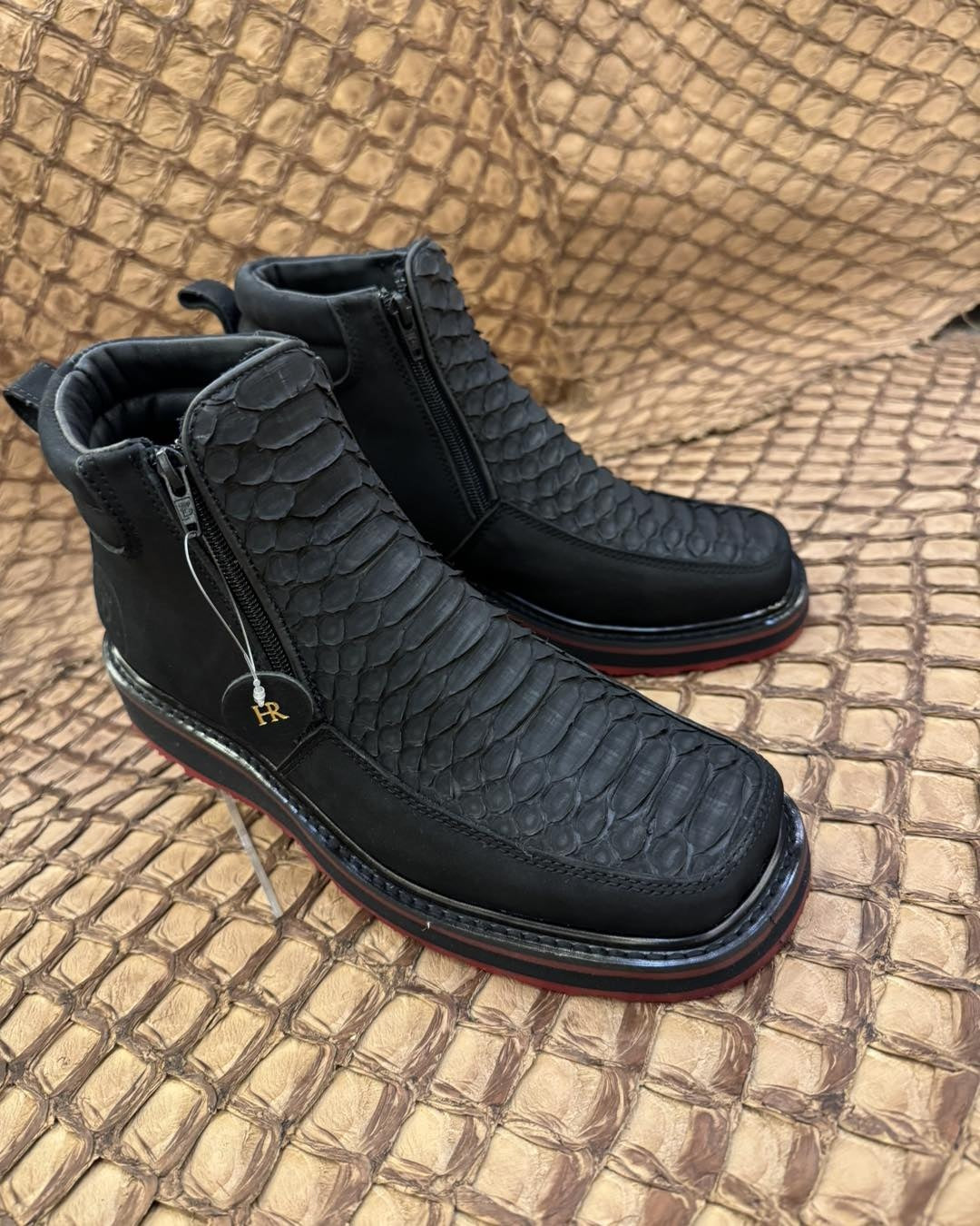 Italian Vintage Python Cowboy Boots(Buy 2 Free Shipping✔️)