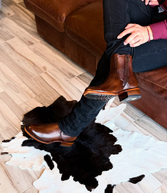 Original Design Cowhide Cowboy Boots