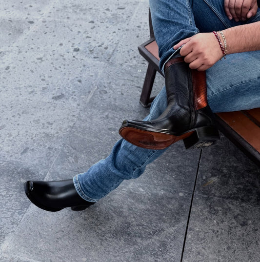 Original Design Cowhide Cowboy Boots