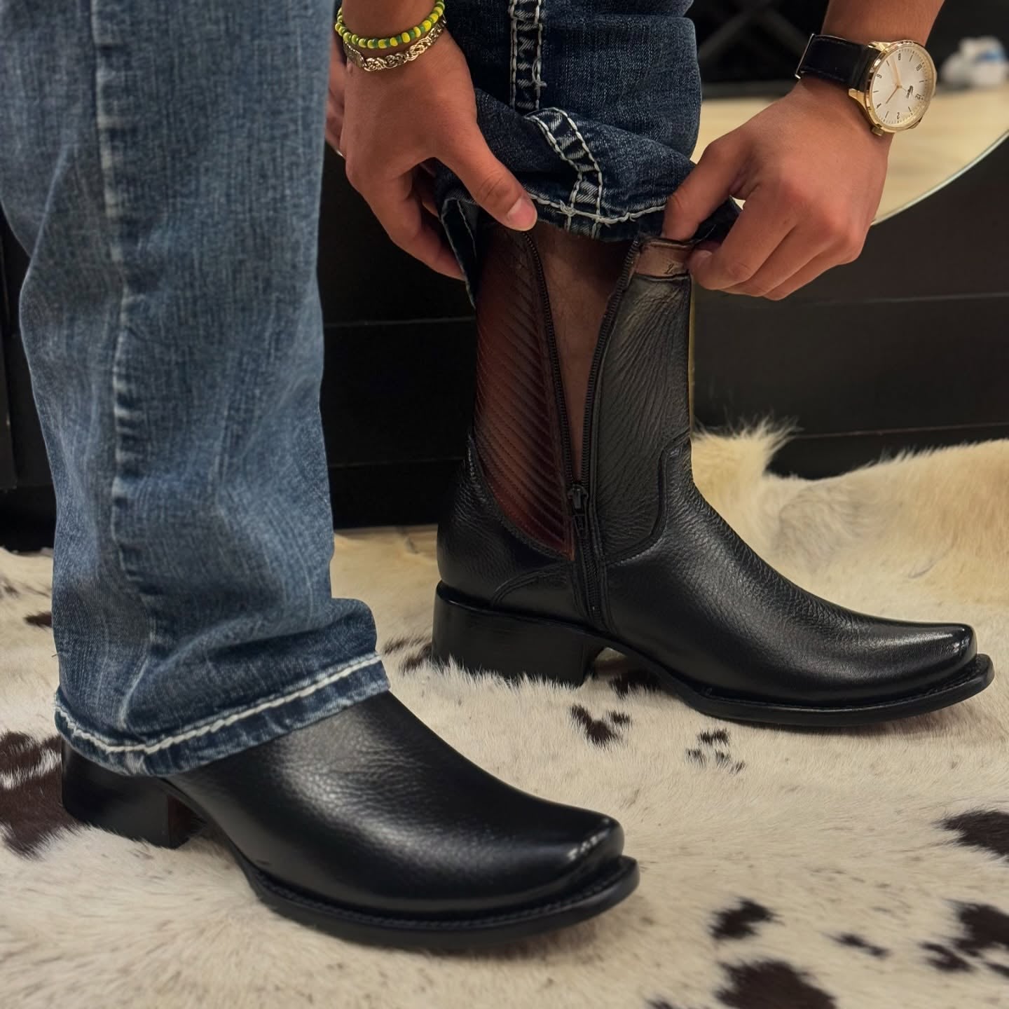 Nevada Deer Origin Deerskin Boots