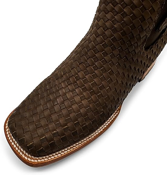 Men's Short Ankle Rodeo Petatillo Boot Square Toe