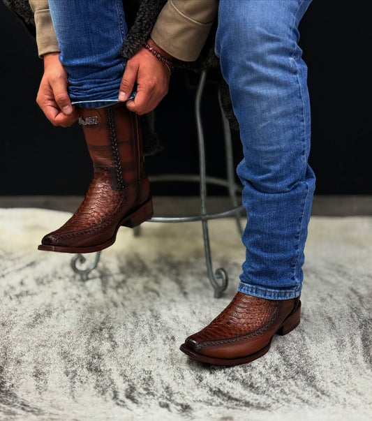 British Vintage Python Knight Boots