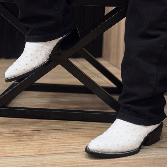 Alaska Ostrich Skin Cowboy Boots