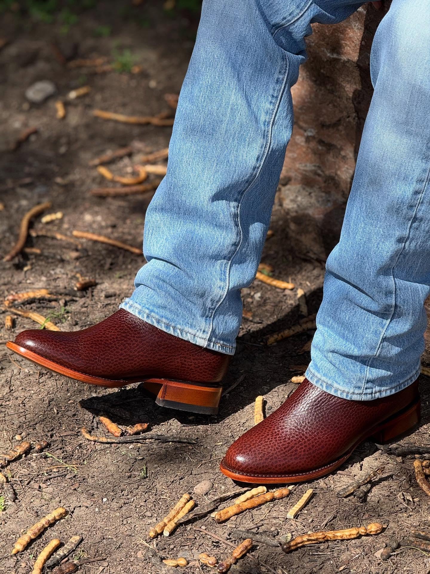 Vintage Textured Knight Boots