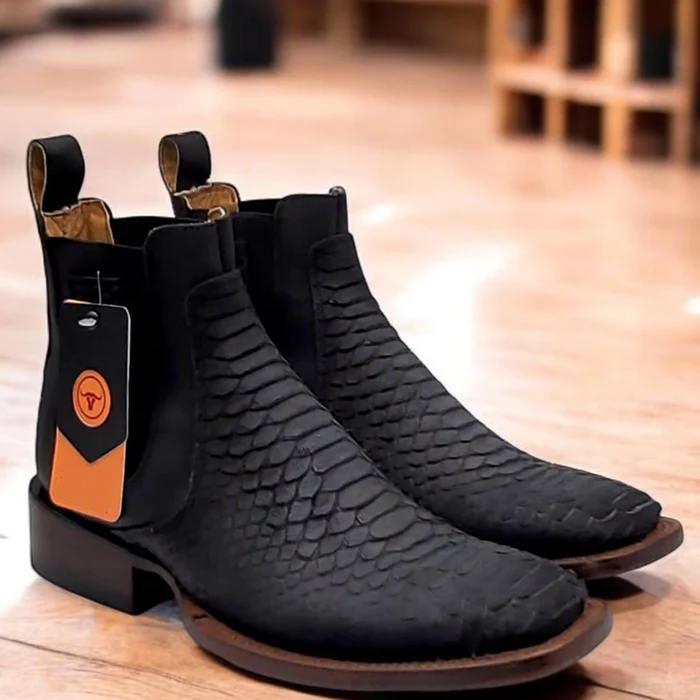 Italian Handmade Python Cowboy Boots