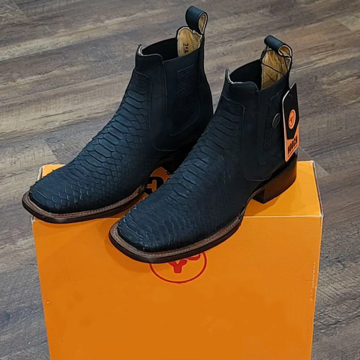 Italian Handmade Python Cowboy Boots