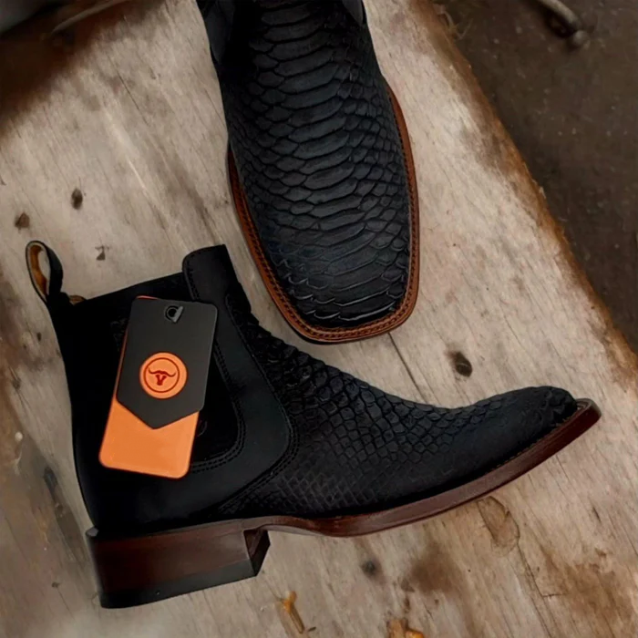 Italian Handmade Python Cowboy Boots
