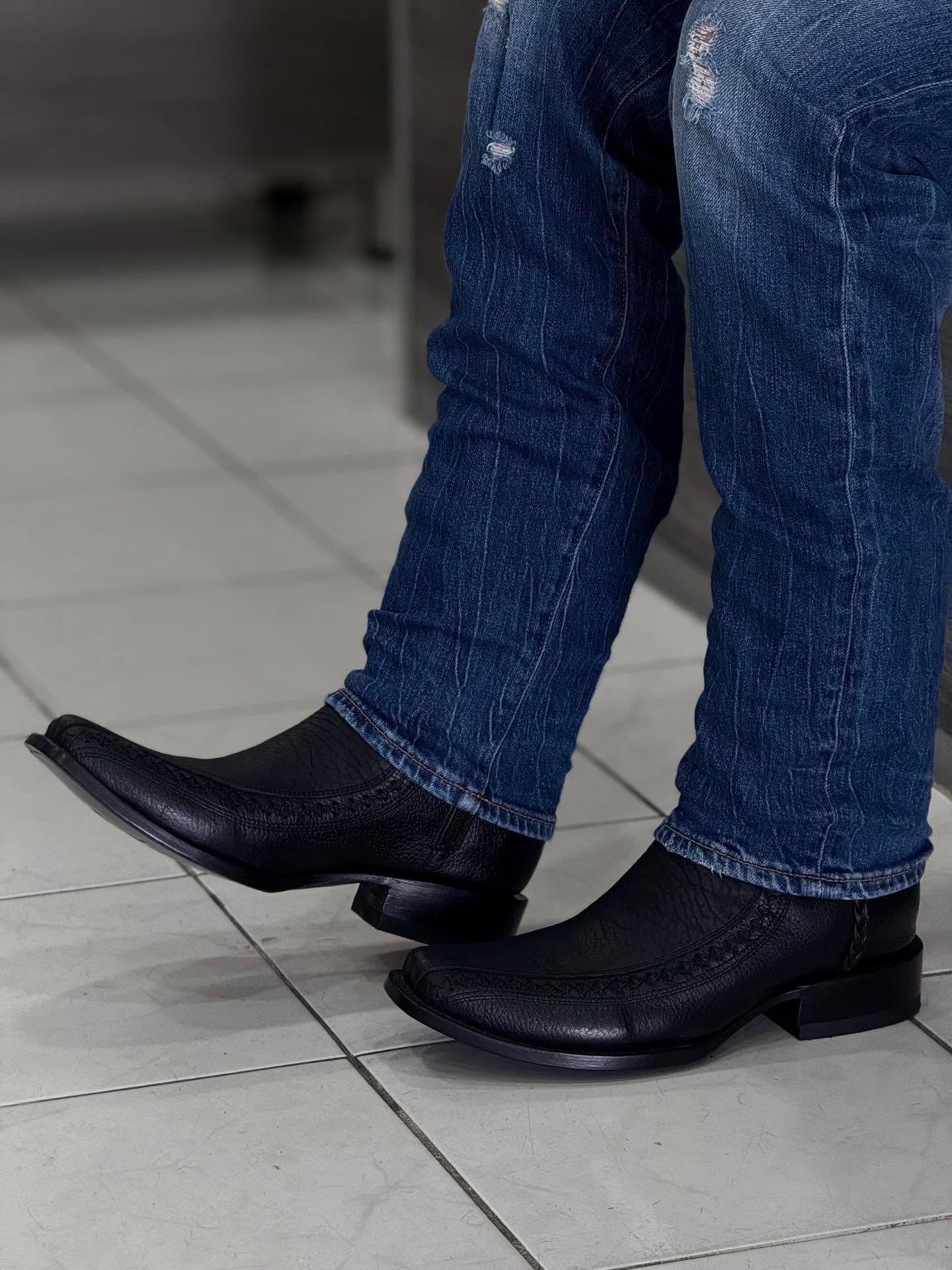 Italian Hand Carved Cowboy Boots