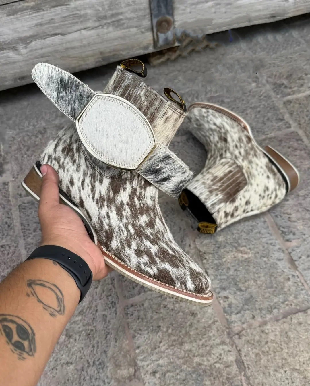 The Aurora Cowhide Boots