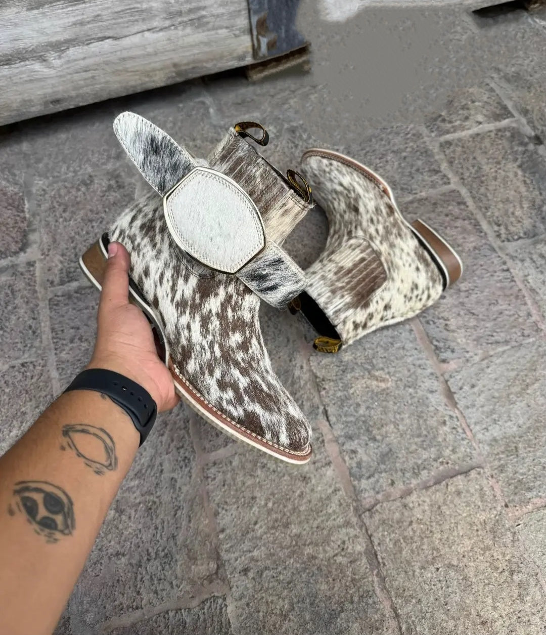 The Aurora Cowhide Boots