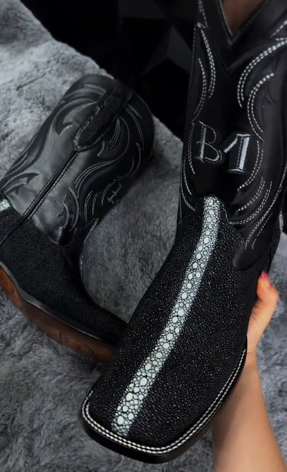 Leather Western Boots