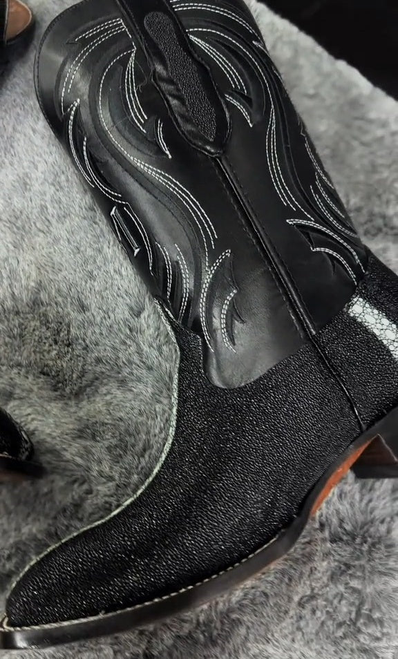 Leather Western Boots