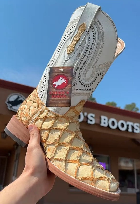 Exotic Fish Skin Boots