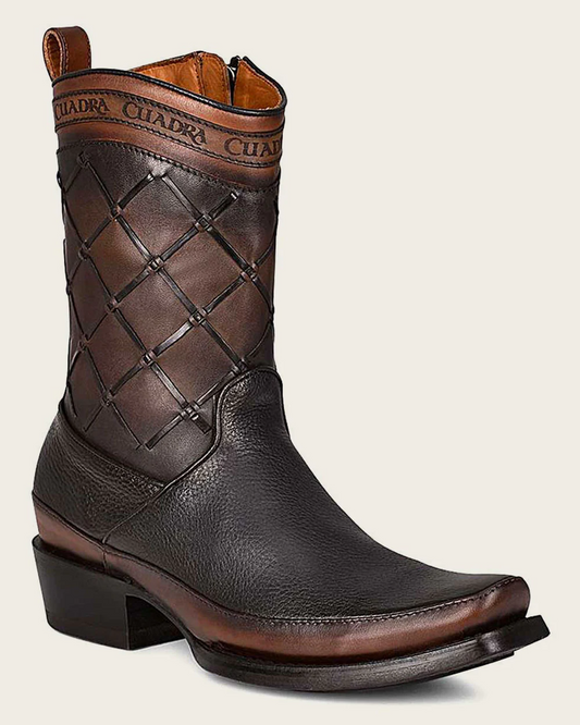 Urban Engraved Black Boot