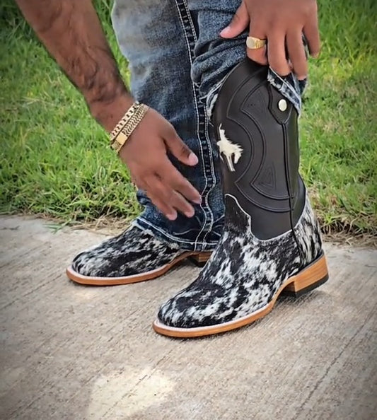 Hair On Hide Cowboy Boots