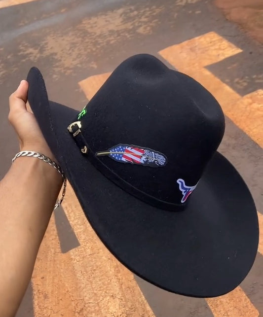 STICKER FOR CHAPEU PENA FLAG USA
