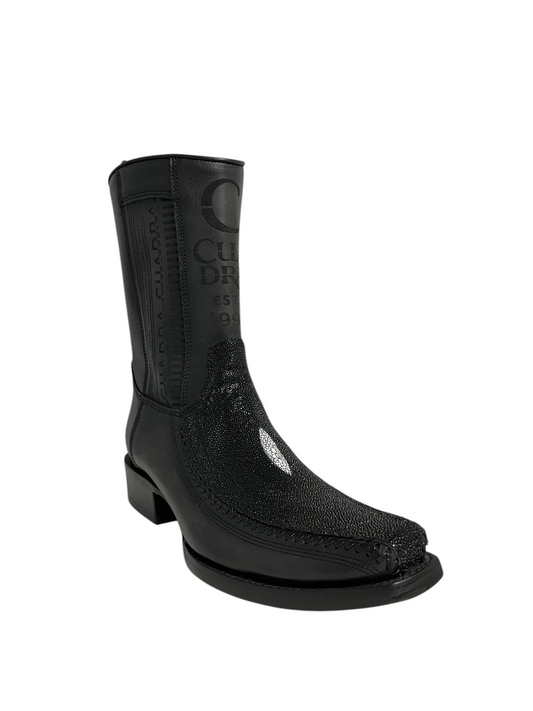 Black Stingray Narrow Square Toe(Buy 2 Free Shipping✔️)