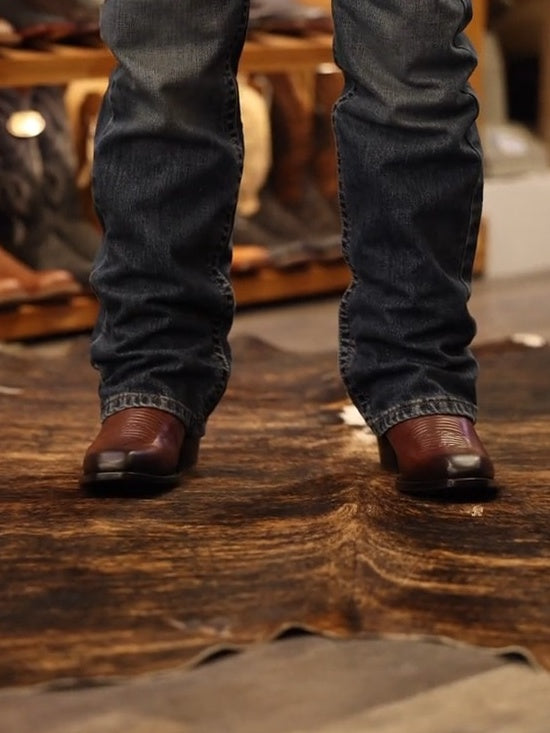 The Nolan In Hazelnut Lizard - Men's Cowboy Boot