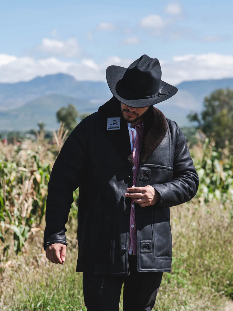 Malboro Black Leather Jacket