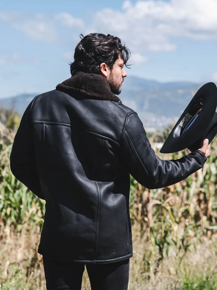 Malboro Black Leather Jacket