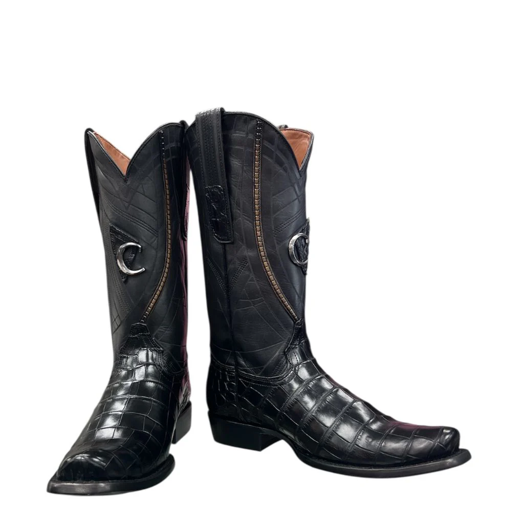 Vintage Handmade Snakeskin Boots
