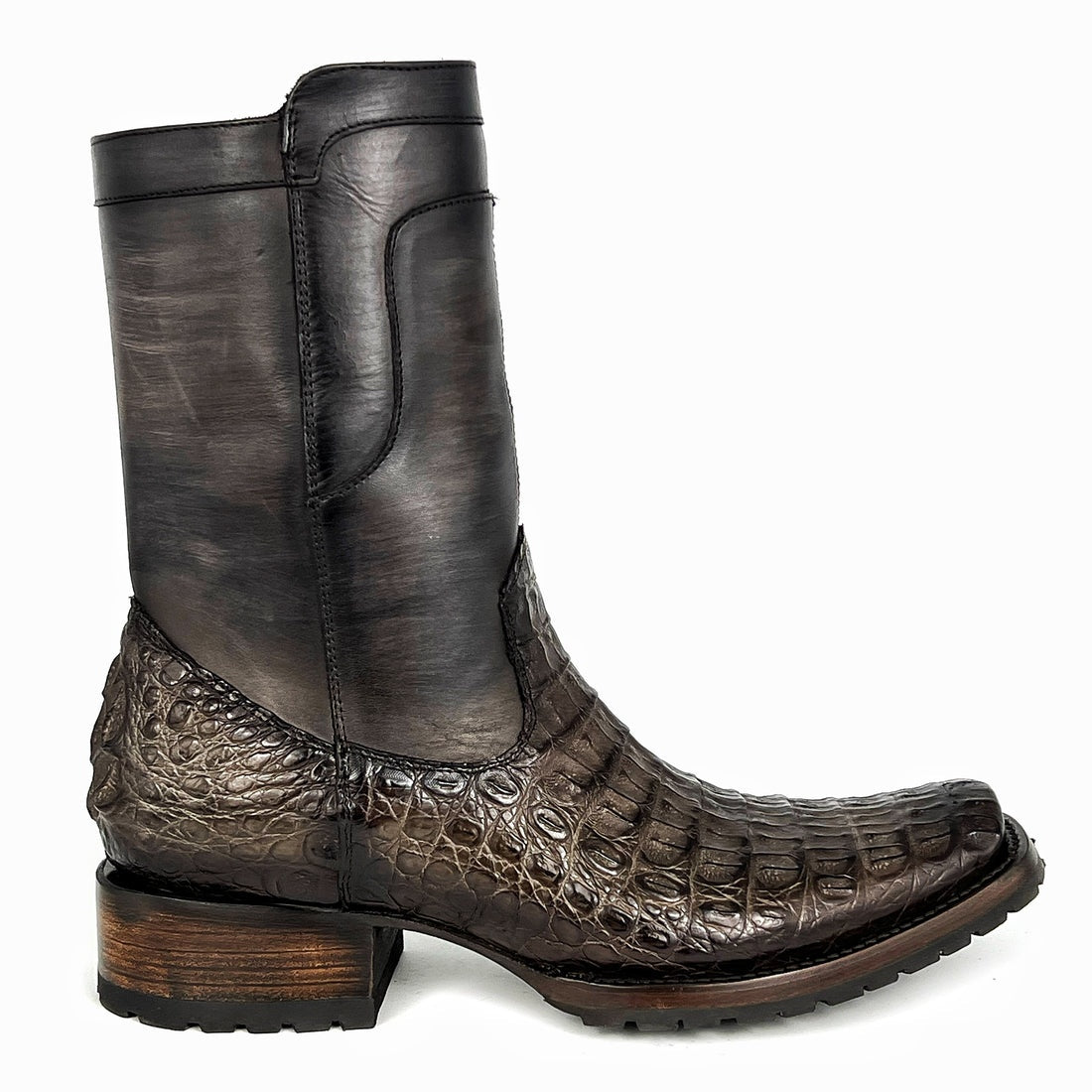 CHRISTIAN GREY COCODILE BOOTS(TRACK)DUBAI