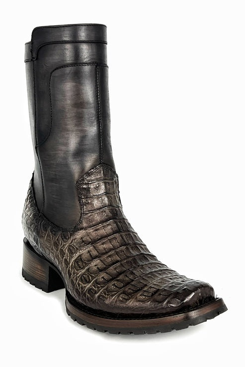 CHRISTIAN GREY COCODILE BOOTS(TRACK)DUBAI