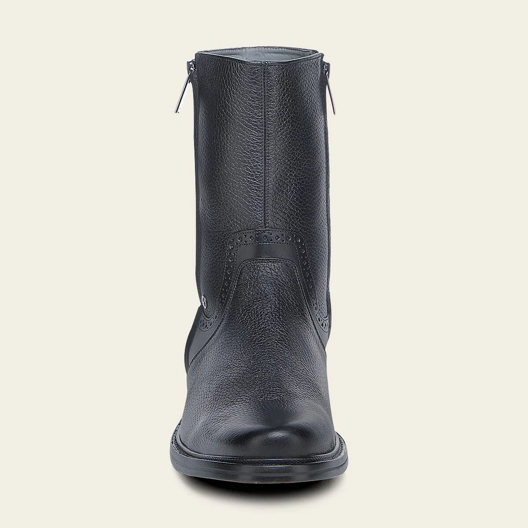 Genuine Deer Leather Dress Boot For Men