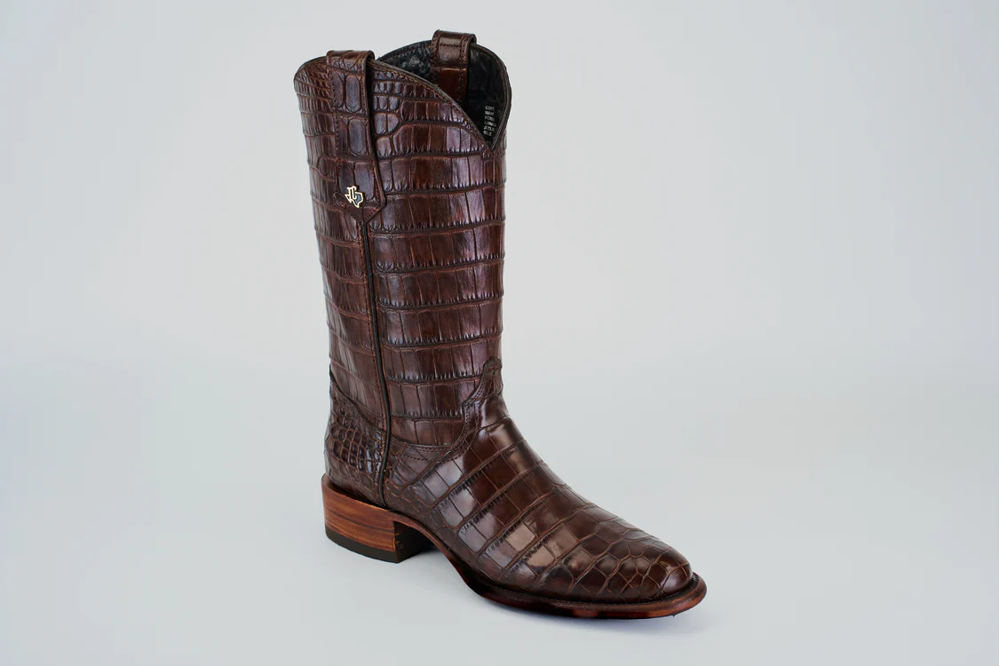 James - Brown - Round Toe (Full Alligator)