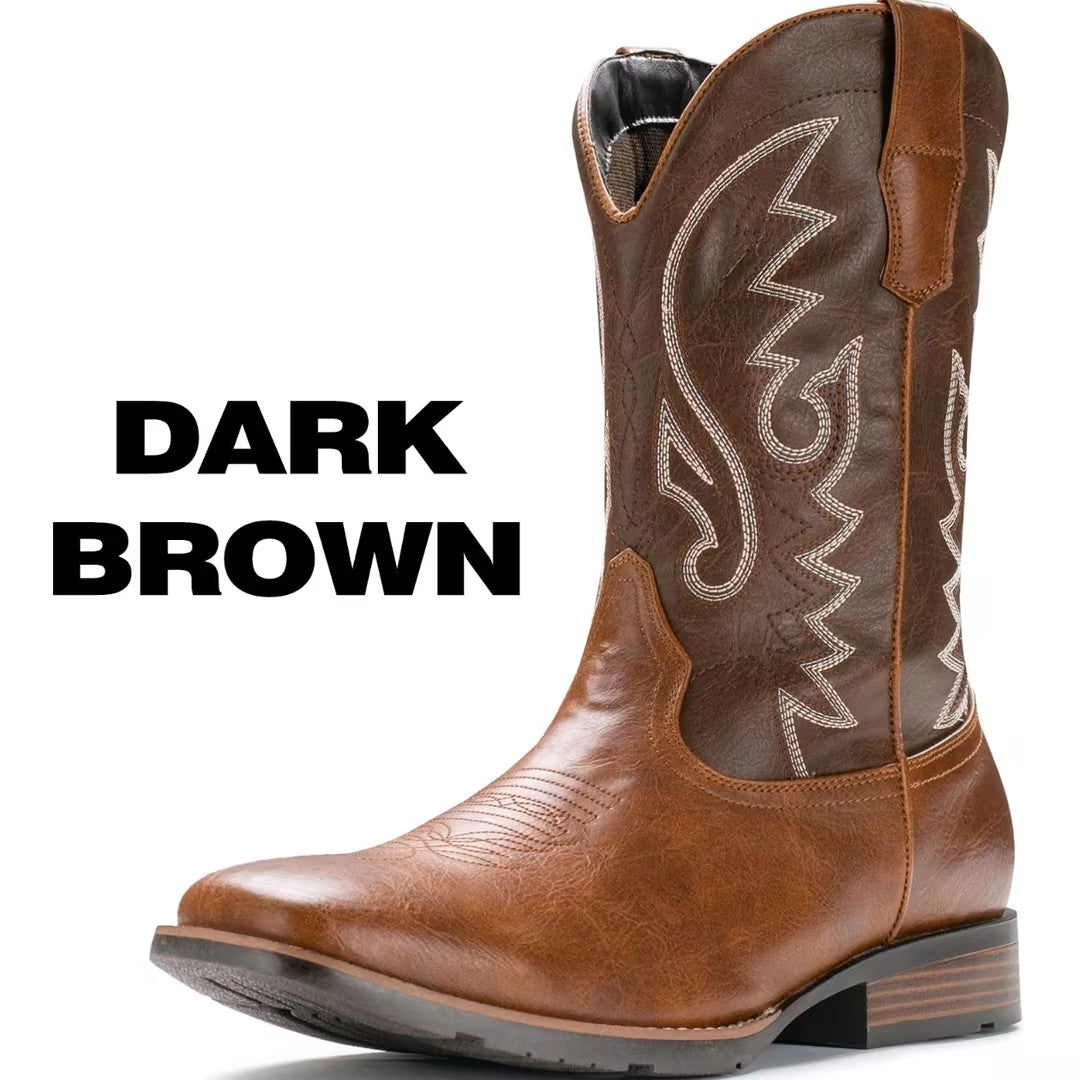 Men's Classic Western Cowboy Boots