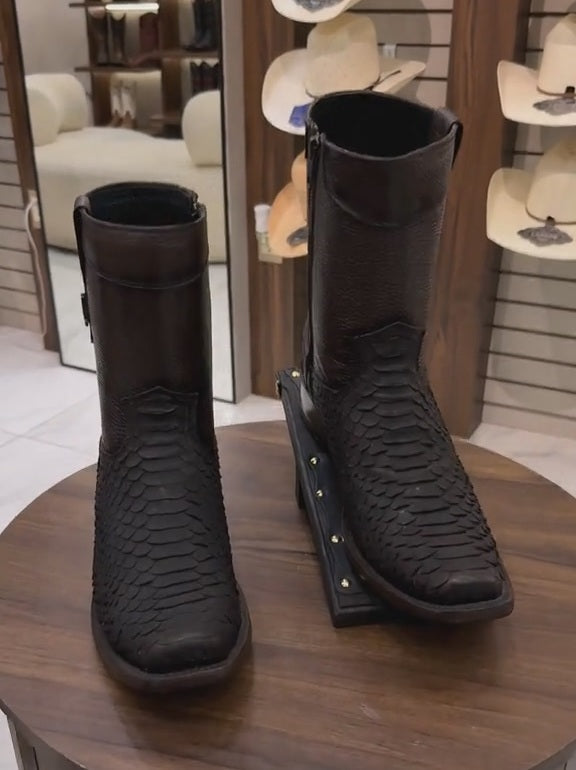 Handmade Italian Python Boots(Buy 2 Free Shipping✔️)