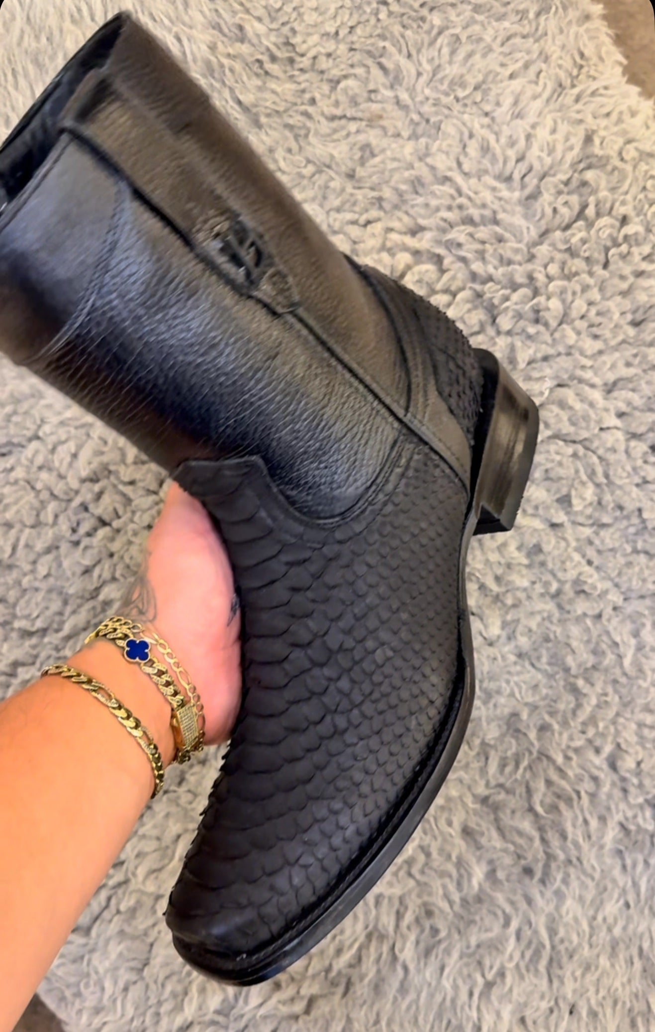 Handmade Italian Python Boots(Buy 2 Free Shipping✔️)