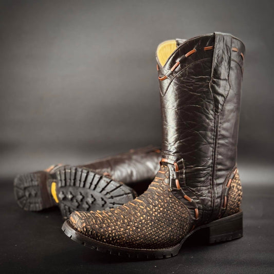 Italian Hand-stitched Python Boots