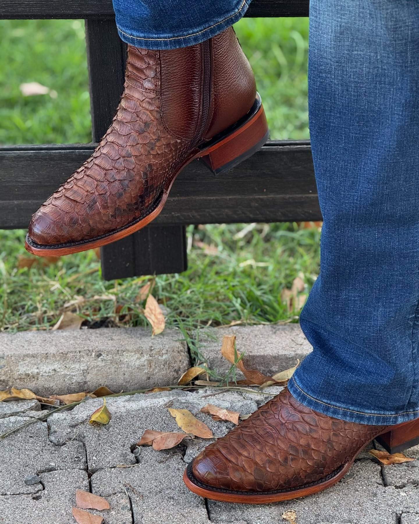 Italian Vintage Python Cowboy Boots(Buy 2 Free Shipping✔️)