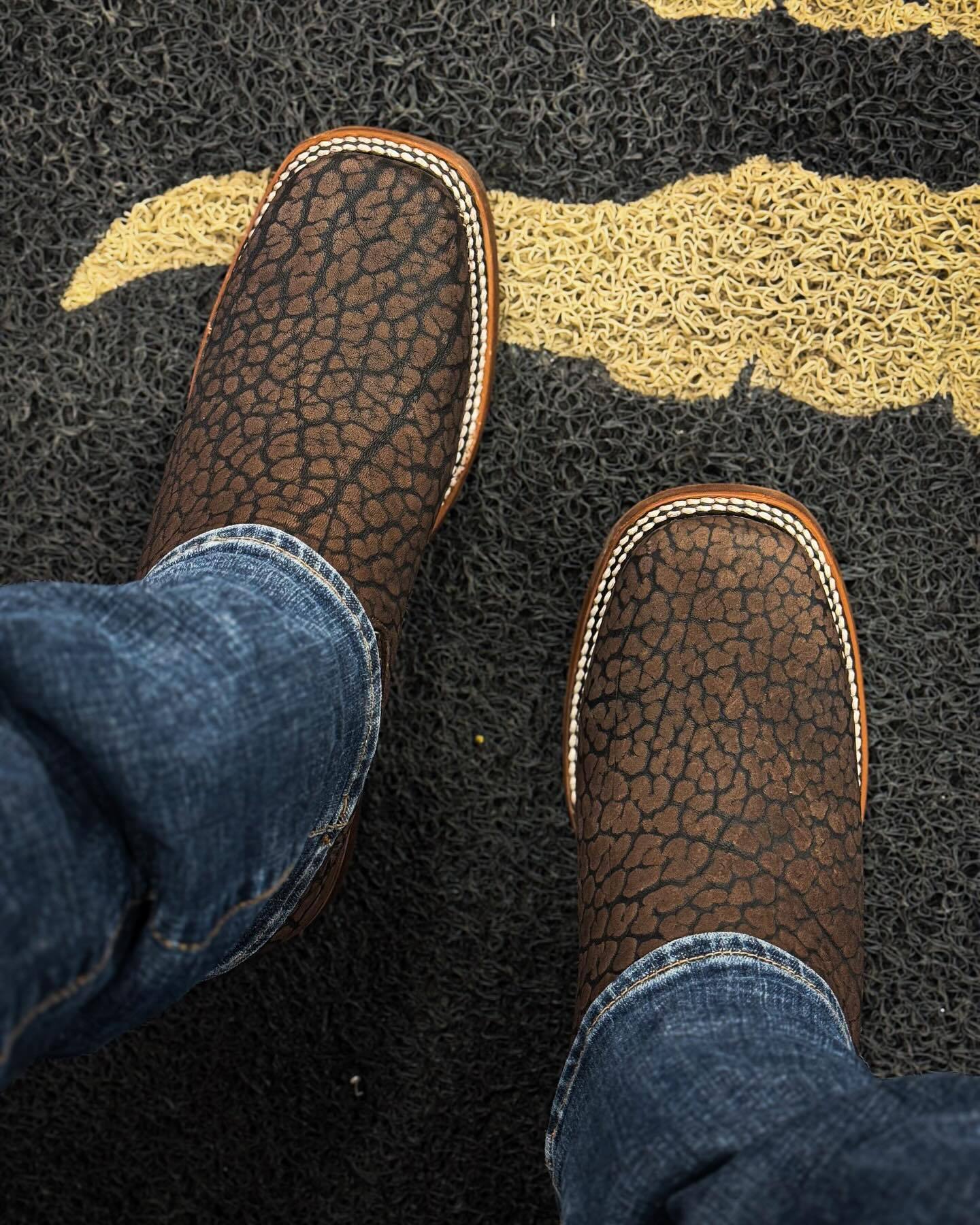 Italian Vintage Carved Cowboy Boots