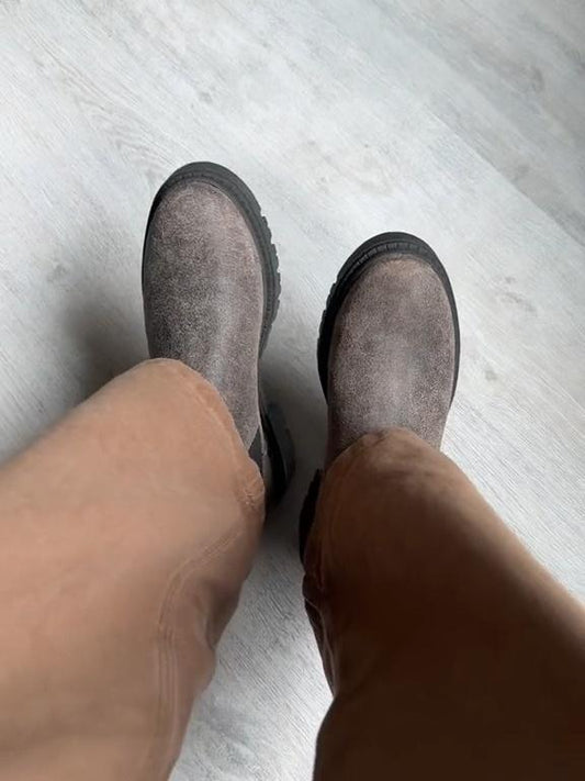 Brown Suede Boots