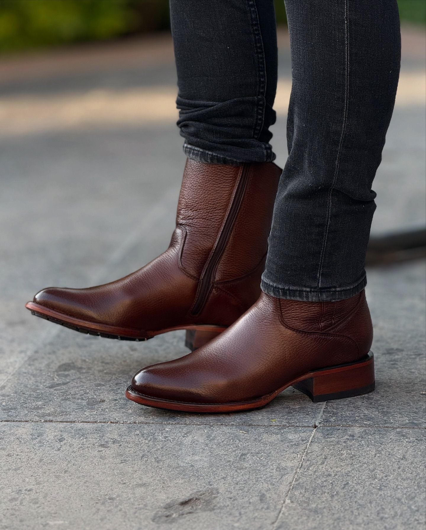 New Handmade Italian Cowhide Boots