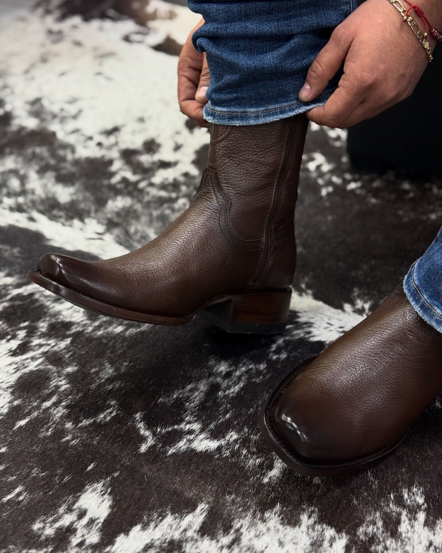 Italian Handmade Cowhide Boots